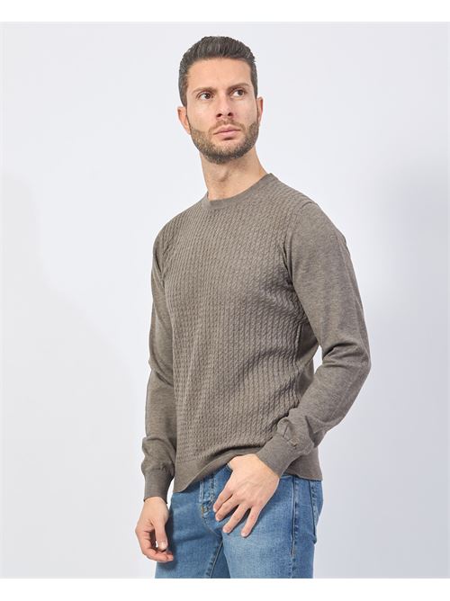 Yes Zee Wool Blend Crewneck Sweater YES ZEE | M840-ZS000842